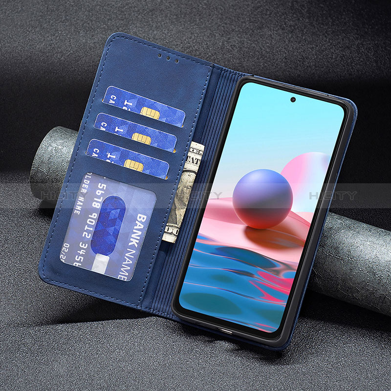 Custodia Portafoglio In Pelle Cover con Supporto B01F per Xiaomi Redmi Note 10S 4G