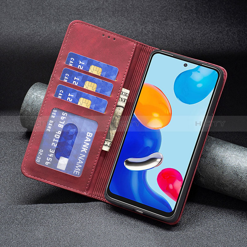 Custodia Portafoglio In Pelle Cover con Supporto B01F per Xiaomi Redmi Note 11 4G (2022)