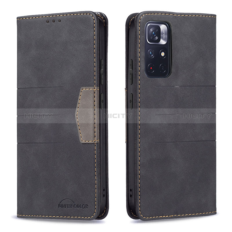 Custodia Portafoglio In Pelle Cover con Supporto B01F per Xiaomi Redmi Note 11 5G