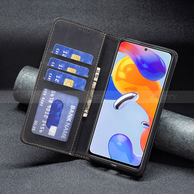 Custodia Portafoglio In Pelle Cover con Supporto B01F per Xiaomi Redmi Note 11 Pro 4G