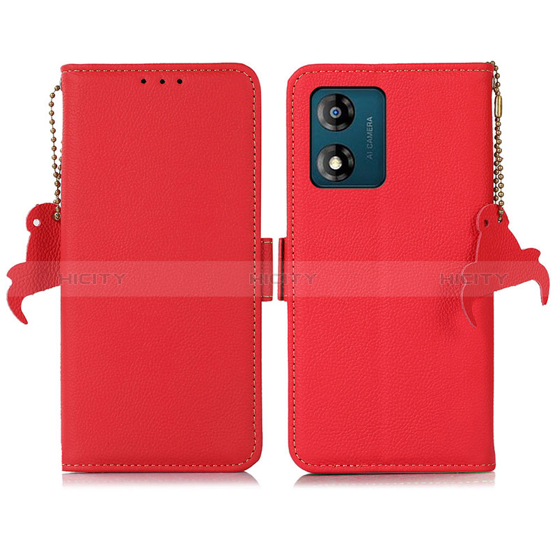 Custodia Portafoglio In Pelle Cover con Supporto B01H per Motorola Moto E13