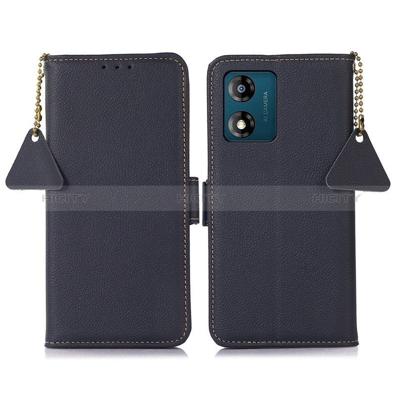 Custodia Portafoglio In Pelle Cover con Supporto B01H per Motorola Moto E13