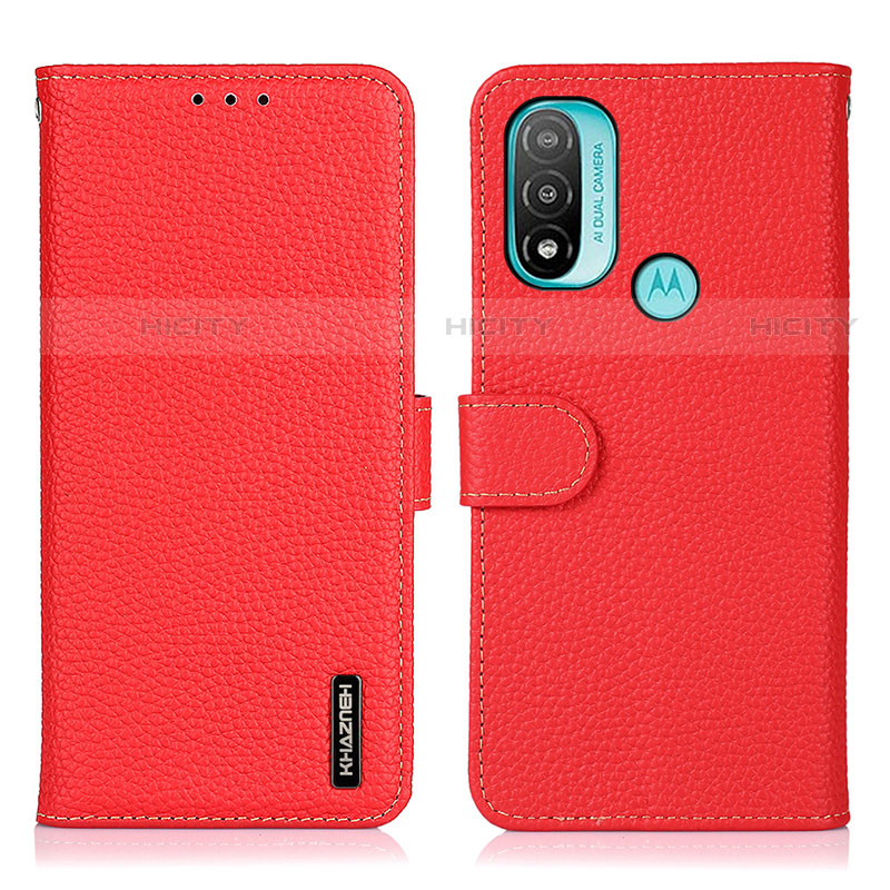 Custodia Portafoglio In Pelle Cover con Supporto B01H per Motorola Moto E30