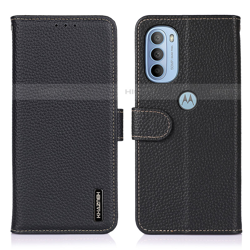 Custodia Portafoglio In Pelle Cover con Supporto B01H per Motorola Moto G31