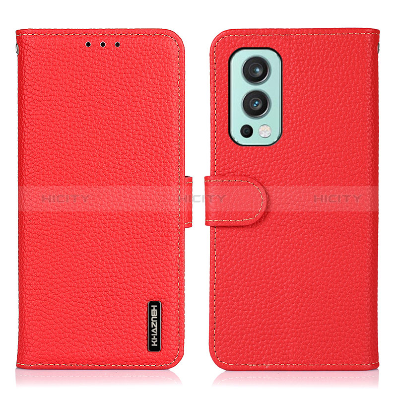 Custodia Portafoglio In Pelle Cover con Supporto B01H per OnePlus Nord 2 5G