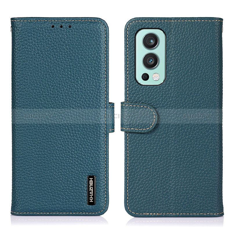 Custodia Portafoglio In Pelle Cover con Supporto B01H per OnePlus Nord 2 5G