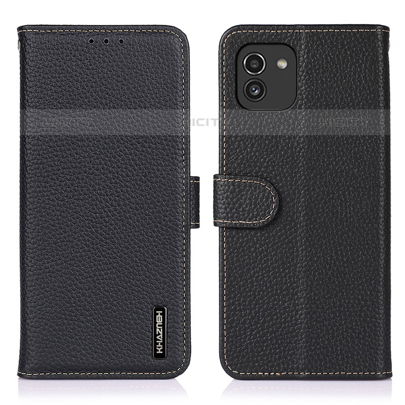 Custodia Portafoglio In Pelle Cover con Supporto B01H per Samsung Galaxy A03