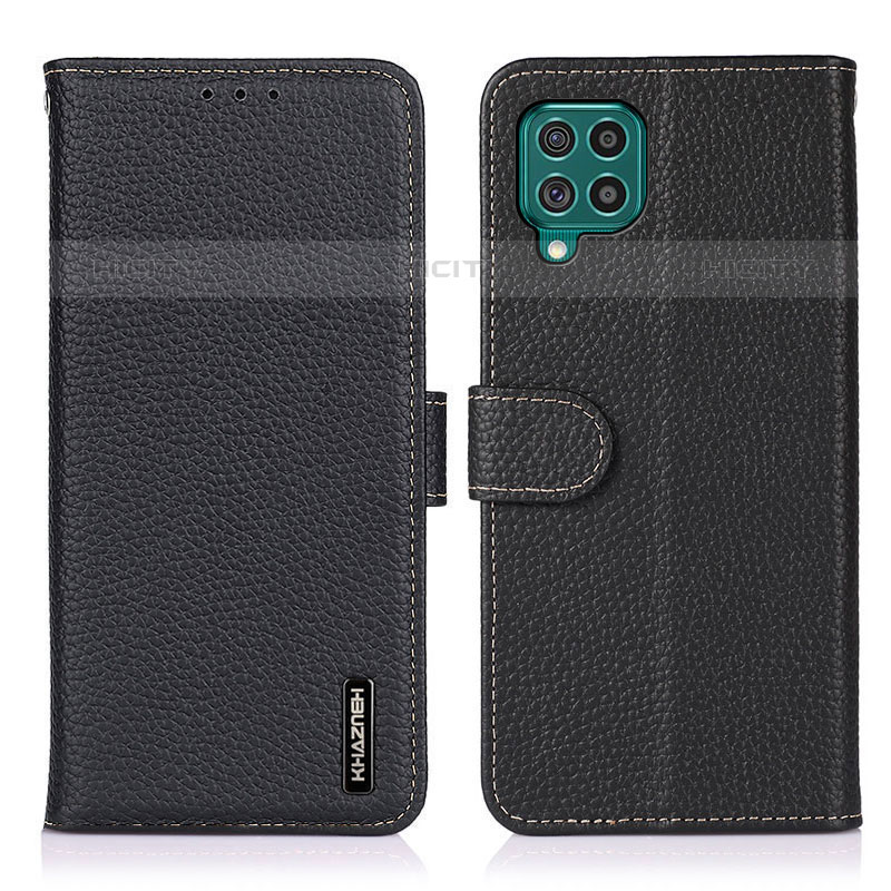 Custodia Portafoglio In Pelle Cover con Supporto B01H per Samsung Galaxy M62 4G Nero