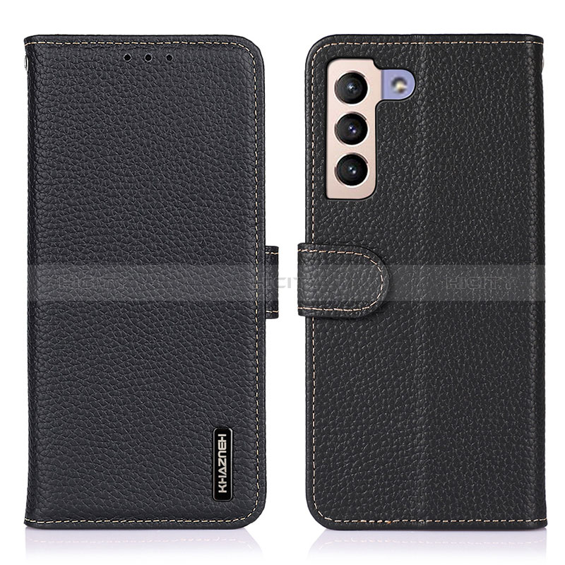 Custodia Portafoglio In Pelle Cover con Supporto B01H per Samsung Galaxy S24 5G Nero