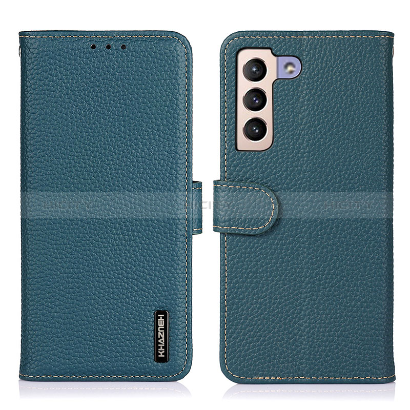 Custodia Portafoglio In Pelle Cover con Supporto B01H per Samsung Galaxy S24 Plus 5G Verde