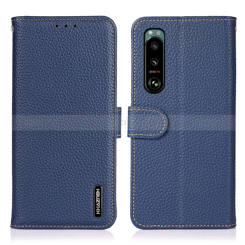 Custodia Portafoglio In Pelle Cover con Supporto B01H per Sony Xperia 5 III