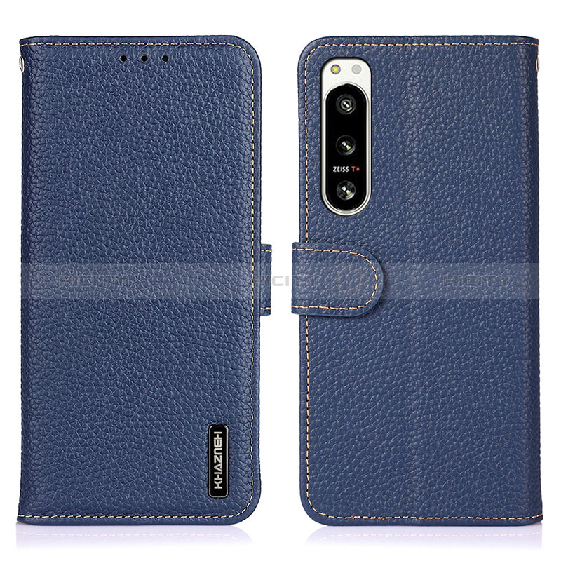 Custodia Portafoglio In Pelle Cover con Supporto B01H per Sony Xperia 5 IV