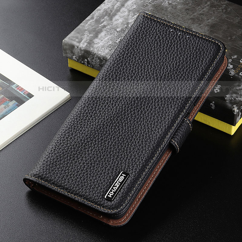 Custodia Portafoglio In Pelle Cover con Supporto B01H per Xiaomi Mi 12 Ultra 5G Nero