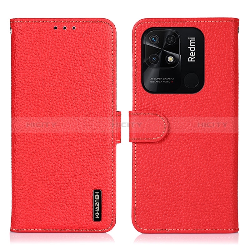 Custodia Portafoglio In Pelle Cover con Supporto B01H per Xiaomi Redmi 10 India