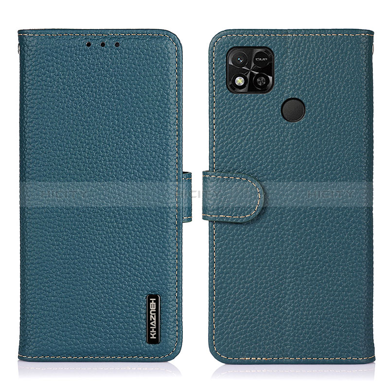 Custodia Portafoglio In Pelle Cover con Supporto B01H per Xiaomi Redmi 9 India