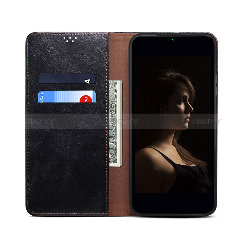 Custodia Portafoglio In Pelle Cover con Supporto B01S per Google Pixel 6a 5G