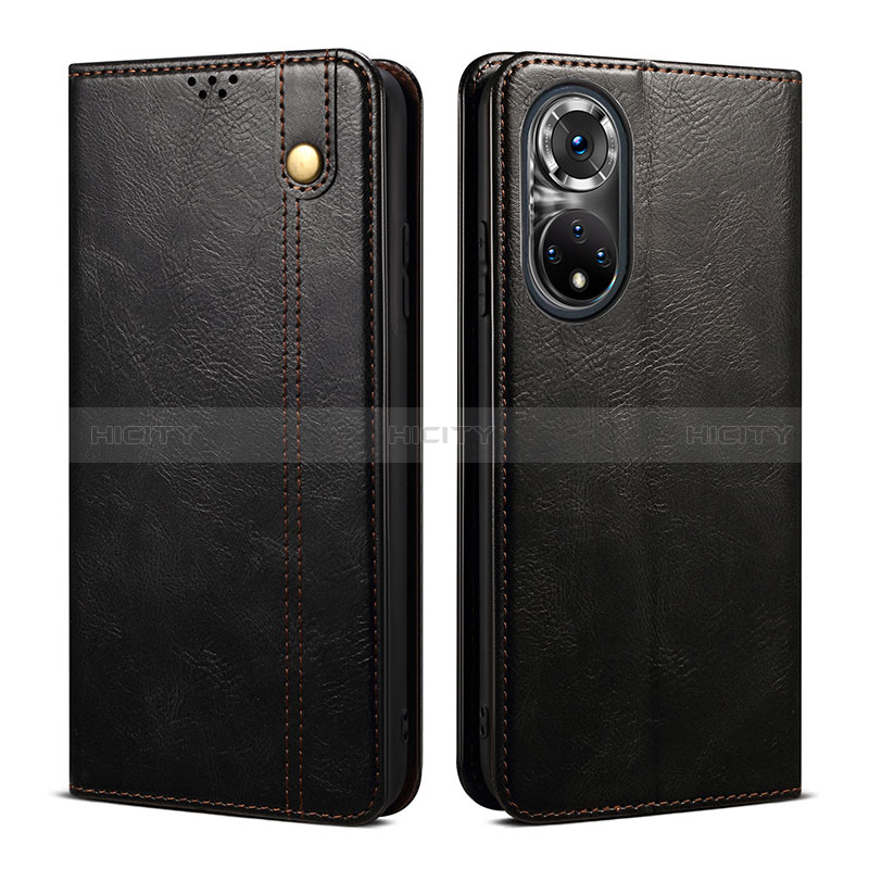 Custodia Portafoglio In Pelle Cover con Supporto B01S per Huawei Nova 9 Pro Nero