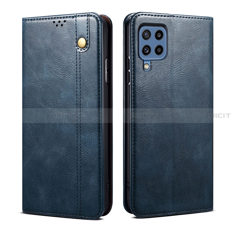 Custodia Portafoglio In Pelle Cover con Supporto B01S per Samsung Galaxy A22 4G