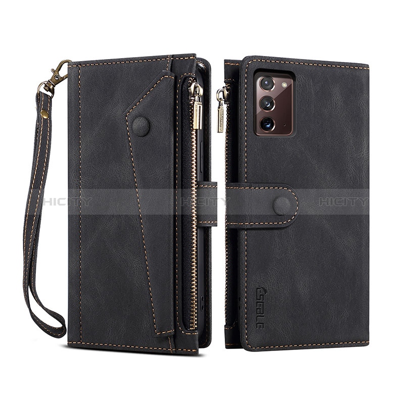 Custodia Portafoglio In Pelle Cover con Supporto B01S per Samsung Galaxy Note 20 5G