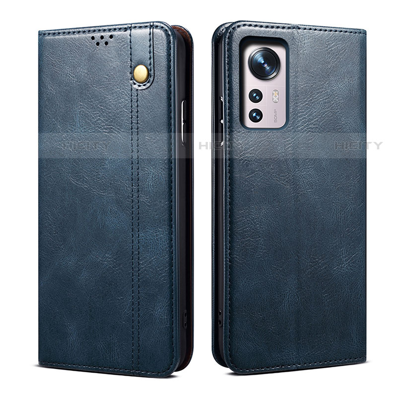 Custodia Portafoglio In Pelle Cover con Supporto B01S per Xiaomi Mi 12 Lite 5G Blu