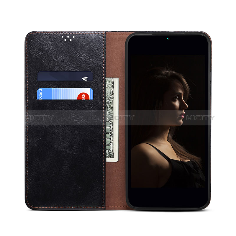 Custodia Portafoglio In Pelle Cover con Supporto B01S per Xiaomi Poco C50