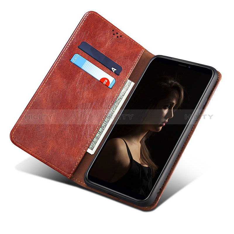 Custodia Portafoglio In Pelle Cover con Supporto B01S per Xiaomi Poco C50