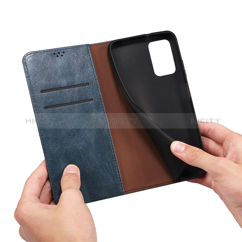 Custodia Portafoglio In Pelle Cover con Supporto B01S per Xiaomi Redmi Note 10 Lite India