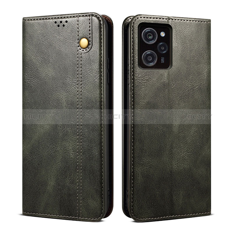 Custodia Portafoglio In Pelle Cover con Supporto B01S per Xiaomi Redmi Note 12 Pro Speed 5G Verde