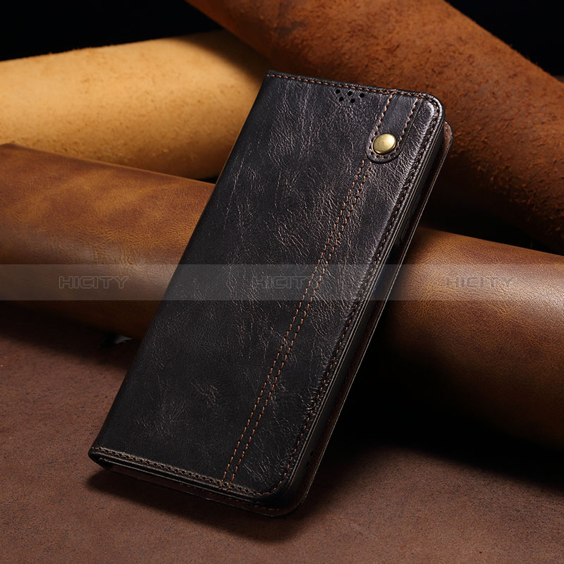 Custodia Portafoglio In Pelle Cover con Supporto B01S per Xiaomi Redmi Note 13 5G Nero