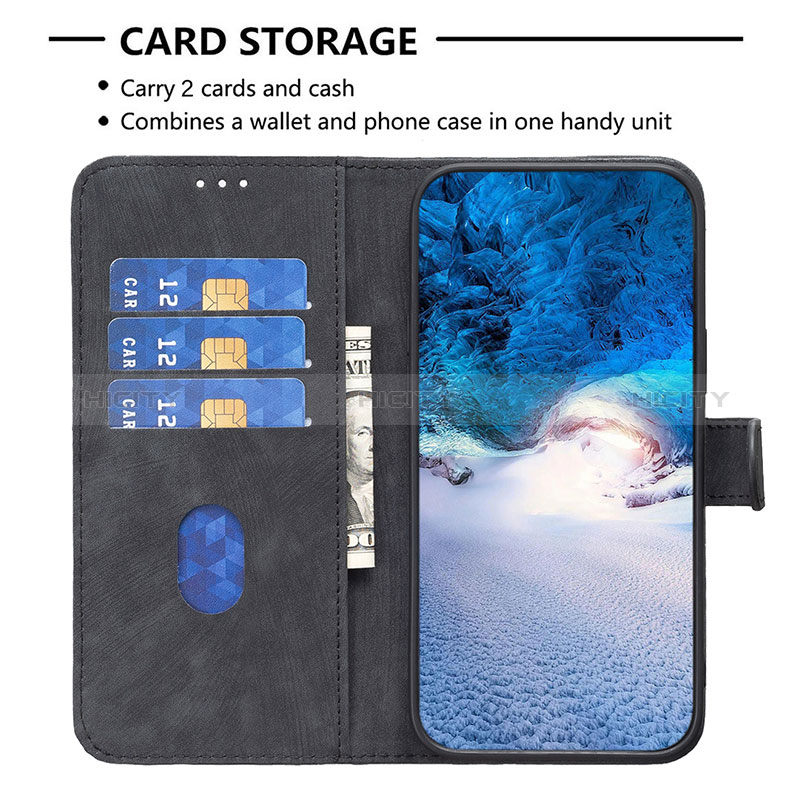 Custodia Portafoglio In Pelle Cover con Supporto B02F per Google Pixel 7 Pro 5G