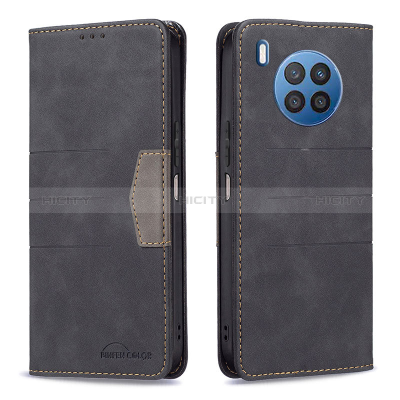 Custodia Portafoglio In Pelle Cover con Supporto B02F per Huawei Honor 50 Lite