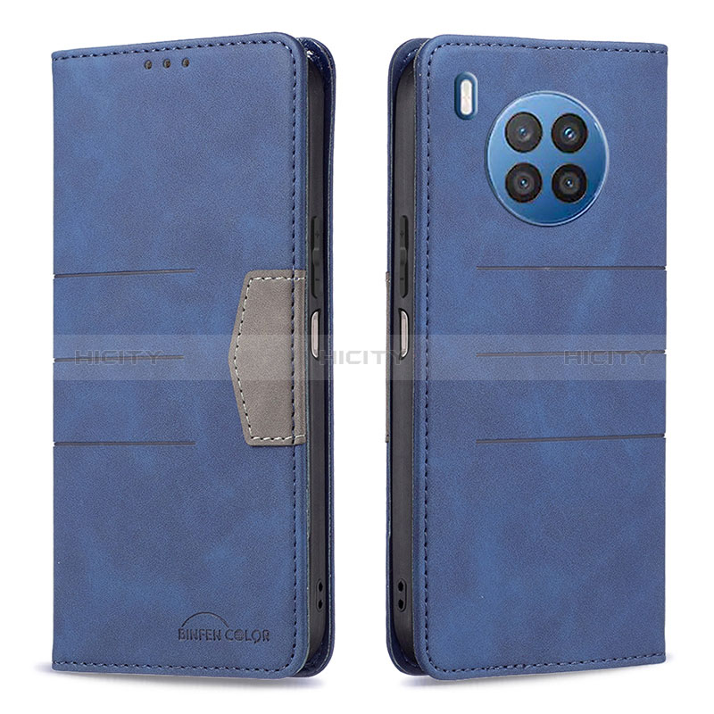 Custodia Portafoglio In Pelle Cover con Supporto B02F per Huawei Honor 50 Lite