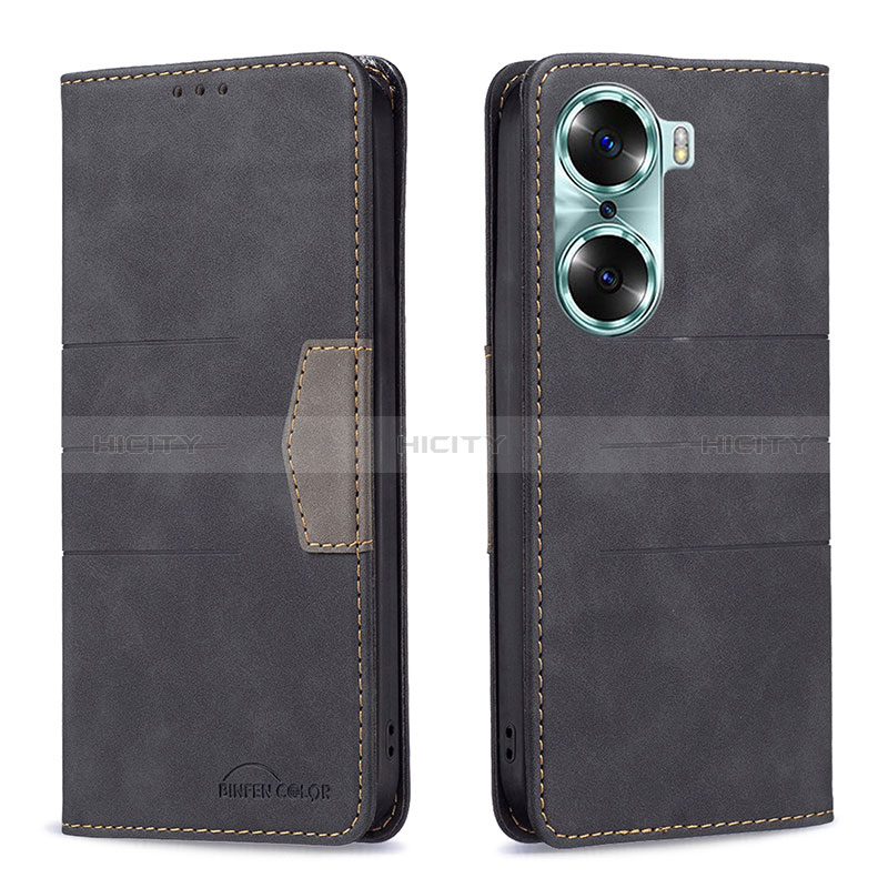 Custodia Portafoglio In Pelle Cover con Supporto B02F per Huawei Honor 60 5G