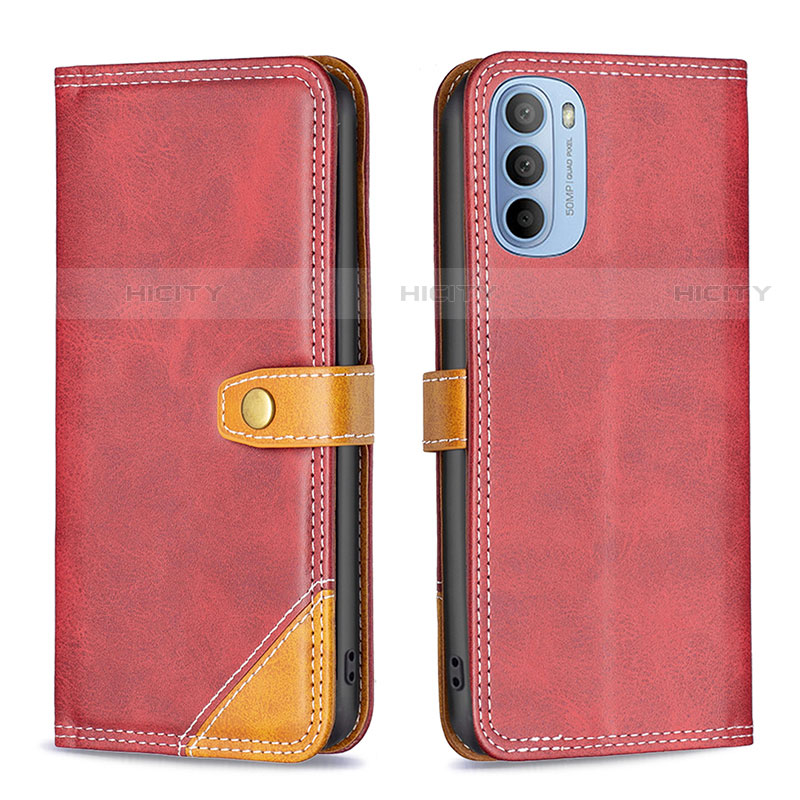 Custodia Portafoglio In Pelle Cover con Supporto B02F per Motorola Moto G31