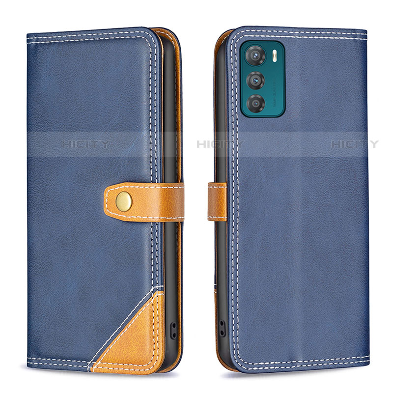 Custodia Portafoglio In Pelle Cover con Supporto B02F per Motorola Moto G42