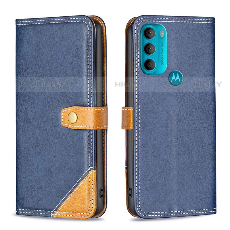 Custodia Portafoglio In Pelle Cover con Supporto B02F per Motorola Moto G71 5G