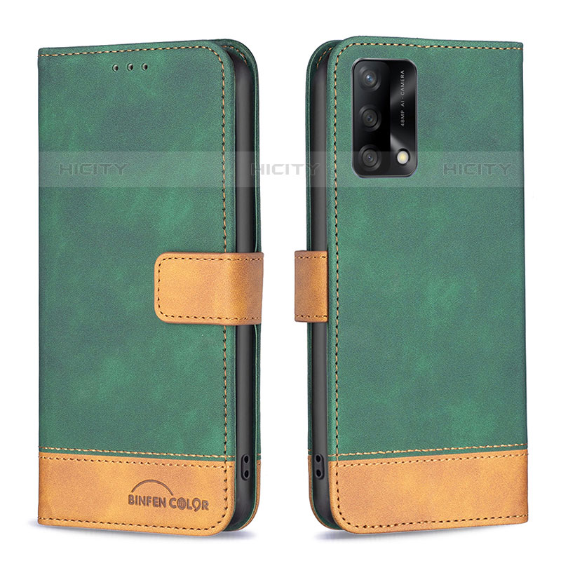 Custodia Portafoglio In Pelle Cover con Supporto B02F per Oppo A74 4G