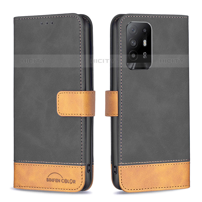 Custodia Portafoglio In Pelle Cover con Supporto B02F per Oppo A94 5G