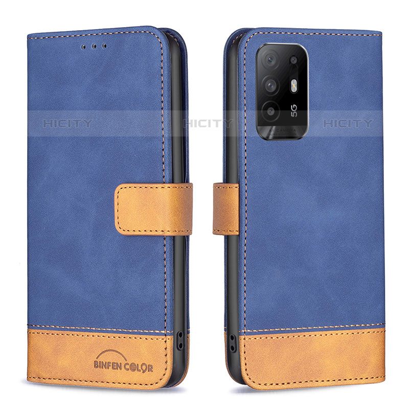 Custodia Portafoglio In Pelle Cover con Supporto B02F per Oppo A94 5G