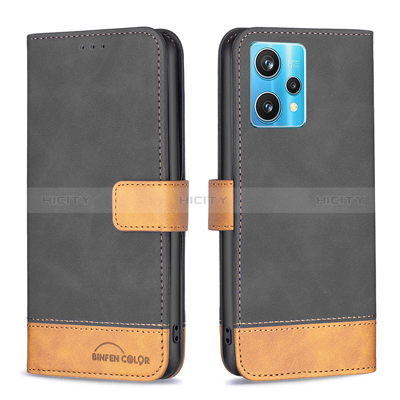 Custodia Portafoglio In Pelle Cover con Supporto B02F per Realme 9 4G