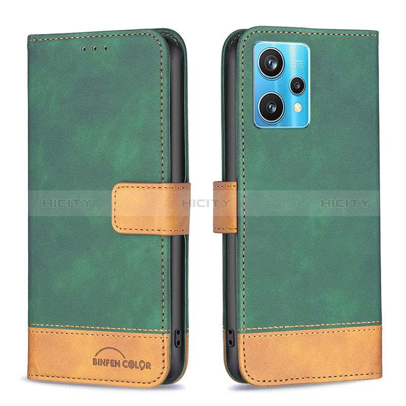 Custodia Portafoglio In Pelle Cover con Supporto B02F per Realme 9 4G