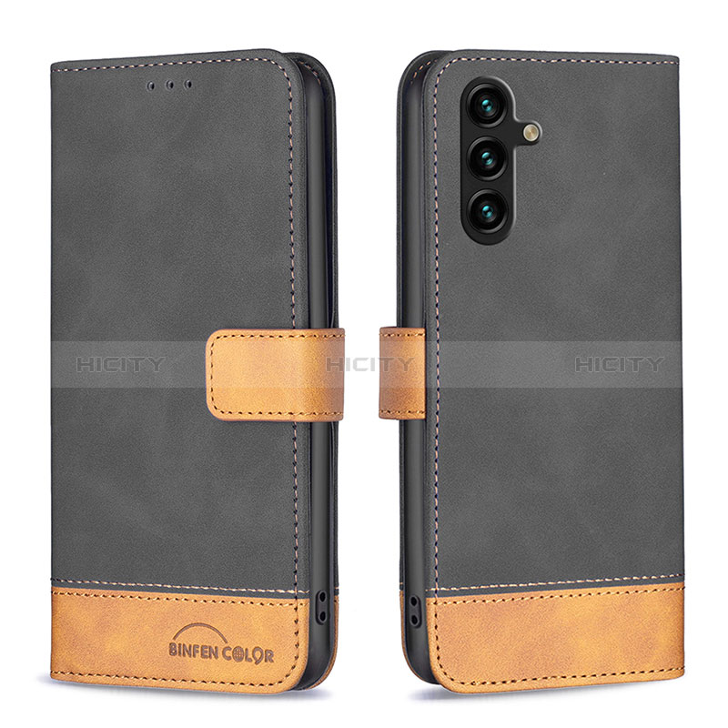 Custodia Portafoglio In Pelle Cover con Supporto B02F per Samsung Galaxy A04s