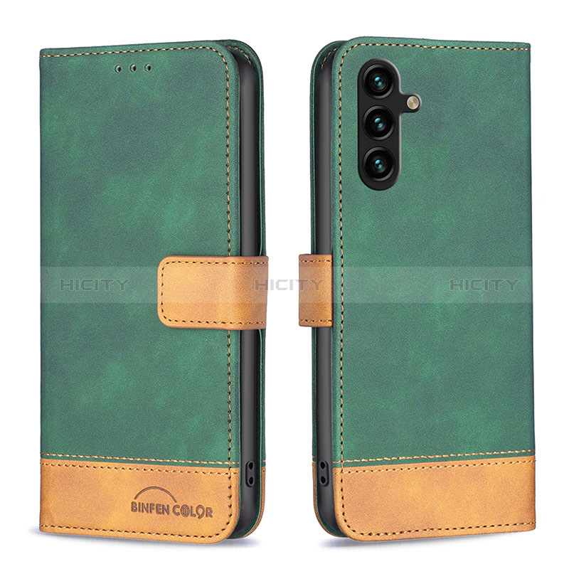 Custodia Portafoglio In Pelle Cover con Supporto B02F per Samsung Galaxy A04s