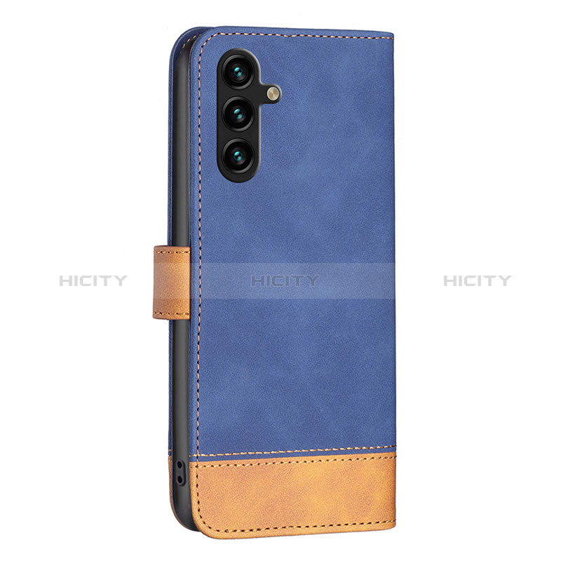 Custodia Portafoglio In Pelle Cover con Supporto B02F per Samsung Galaxy A04s