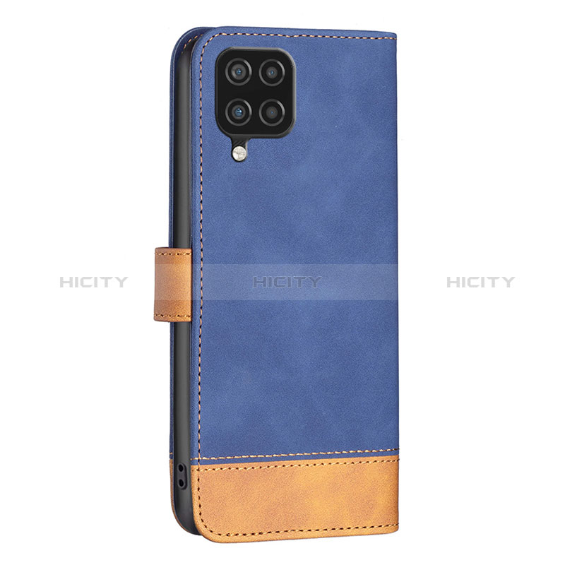 Custodia Portafoglio In Pelle Cover con Supporto B02F per Samsung Galaxy A12