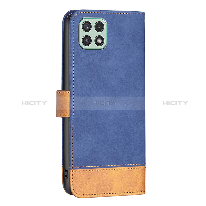 Custodia Portafoglio In Pelle Cover con Supporto B02F per Samsung Galaxy A22s 5G