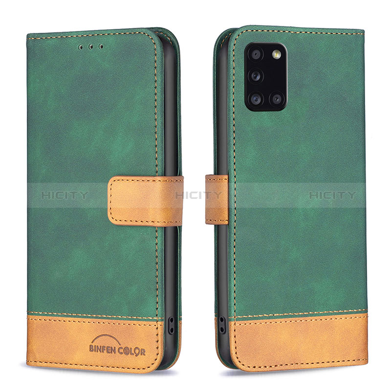 Custodia Portafoglio In Pelle Cover con Supporto B02F per Samsung Galaxy A31