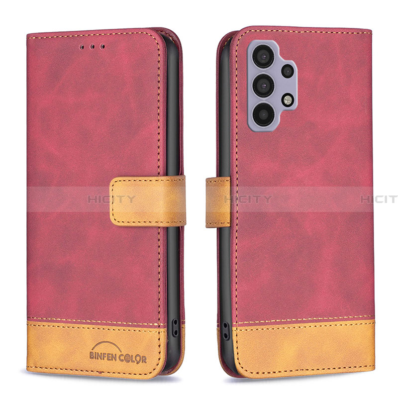 Custodia Portafoglio In Pelle Cover con Supporto B02F per Samsung Galaxy A32 5G