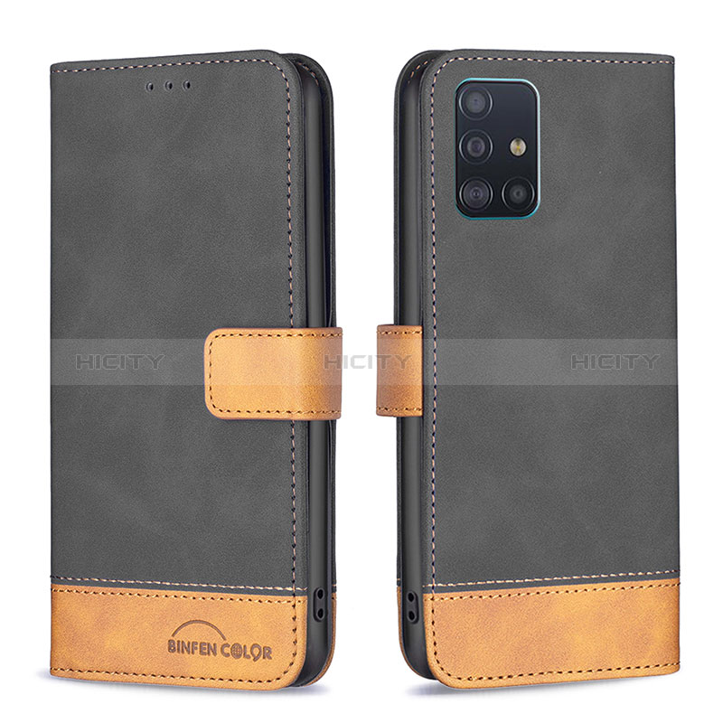 Custodia Portafoglio In Pelle Cover con Supporto B02F per Samsung Galaxy A51 5G