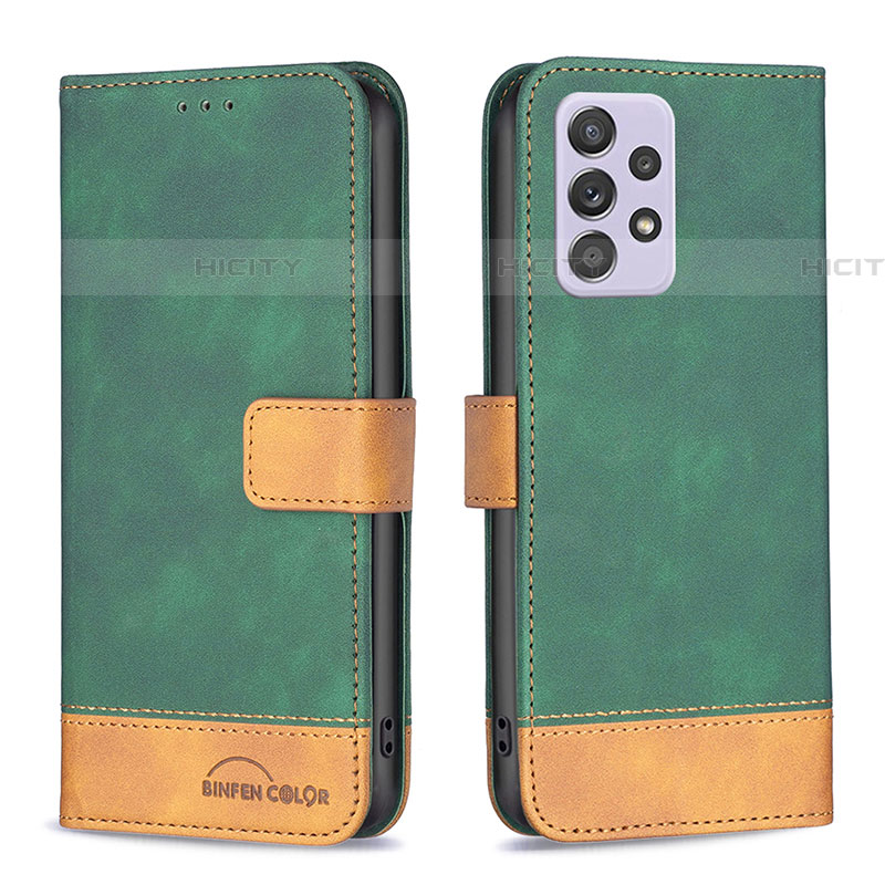 Custodia Portafoglio In Pelle Cover con Supporto B02F per Samsung Galaxy A52 5G